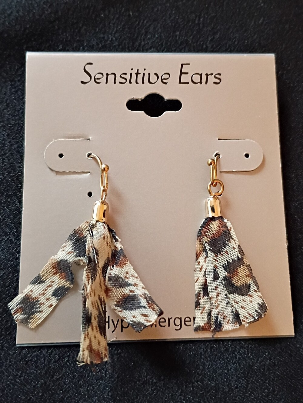 Gold Mesh Earrings